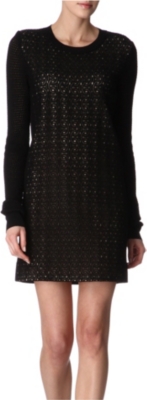 DIANE VON FURSTENBERG Linot fine-knit dress