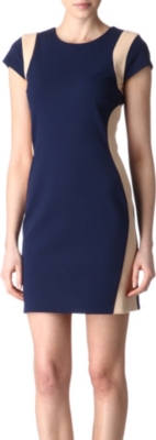 DIANE VON FURSTENBERG Pele two-tone dress