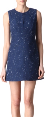 DIANE VON FURSTENBERG Yvette painted tweed dress