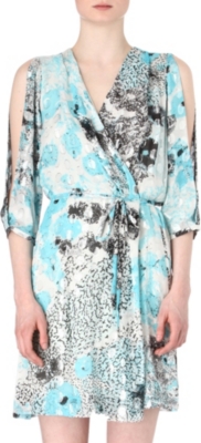 DIANE VON FURSTENBERG Autumn metallic dress
