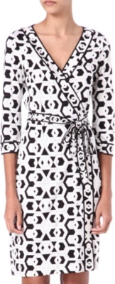 DIANE VON FURSTENBERG Banded Julian wrap dress