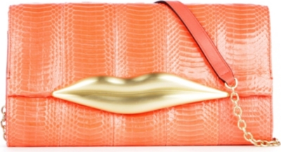 DIANE VON FURSTENBERG Carolina Lips clutch