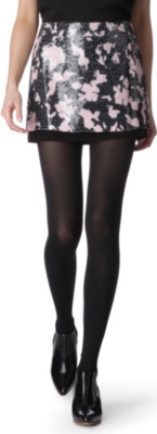 DIANE VON FURSTENBERG Elley sequinned mini skirt