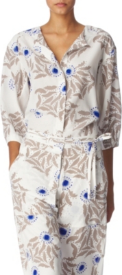 DIANE VON FURSTENBERG Julieta top (Anemonewallsgrey