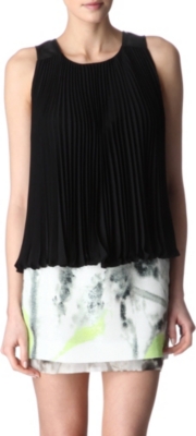 DIANE VON FURSTENBERG Idaline pleated top