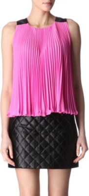 DIANE VON FURSTENBERG Idaline pleated top