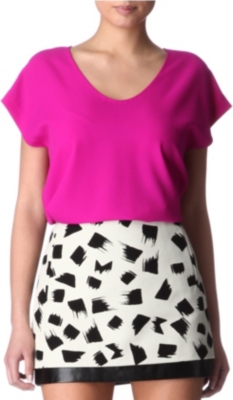 DIANE VON FURSTENBERG Acedia crepe top
