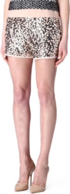 DIANE VON FURSTENBERG Suki sequinned shorts