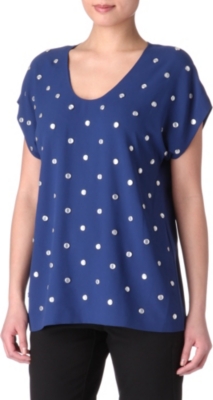 DIANE VON FURSTENBERG Acedia pearl-studded top