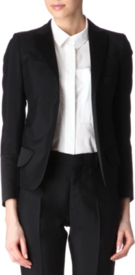 JIL SANDER Fitted tuxedo jacket