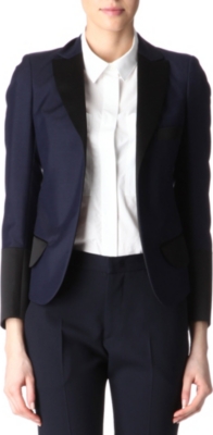 JIL SANDER Fitted tuxedo jacket