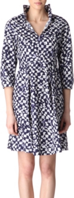 JIL SANDER Printed flared shirt dress