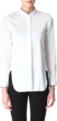 JIL SANDER Cotton-blend shirt