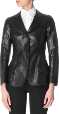 JIL SANDER Leather blazer