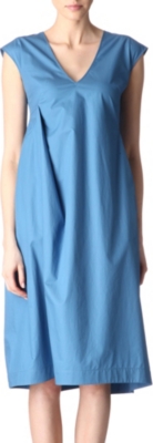 JIL SANDER Pleated sleeveless dress