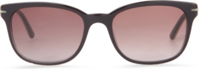 JIL SANDER Contrast-coloured oval-frame sunglasses