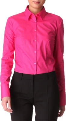 HUGO BOSS Stretch-cotton shirt