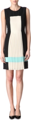HUGO BOSS Pleat stripe dress