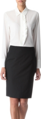HUGO BOSS Besilot ruffled shirt