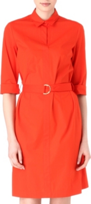 HUGO BOSS Belted shirt dress