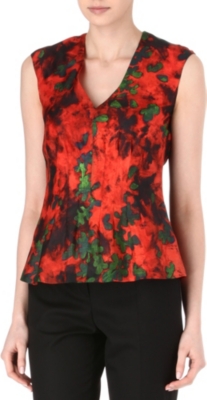 HUGO BOSS Injai silk top