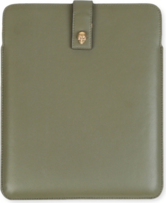 ALEXANDER MCQUEEN Swarovski skull iPad case