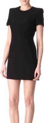 ALEXANDER MCQUEEN Padded-shoulders dress