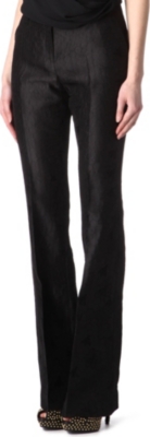 ALEXANDER MCQUEEN Jacquard bootcut trousers