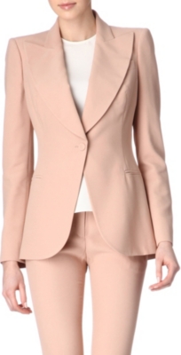 ALEXANDER MCQUEEN Crepe jacket