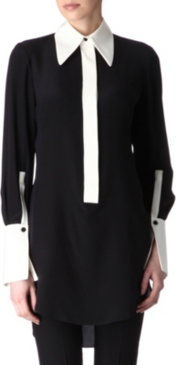 ALEXANDER MCQUEEN Contrast-detail shirt