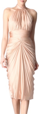 ALEXANDER MCQUEEN Ruched dress