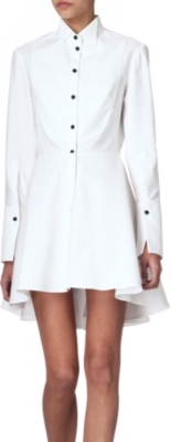 ALEXANDER MCQUEEN Textured shirt dress