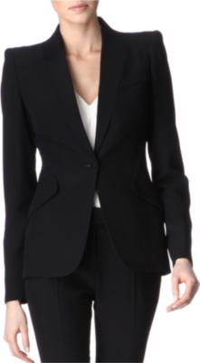 ALEXANDER MCQUEEN Crepe jacket