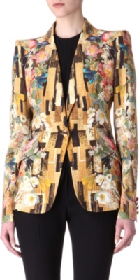 ALEXANDER MCQUEEN Printed blazer