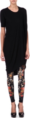 ALEXANDER MCQUEEN Asymmetric knit dress