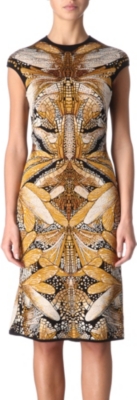 ALEXANDER MCQUEEN Jacquard dress