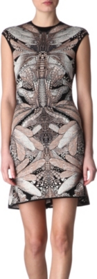 ALEXANDER MCQUEEN Jacquard dress