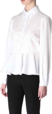 ALEXANDER MCQUEEN Peplum shirt