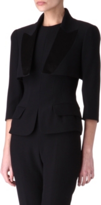 ALEXANDER MCQUEEN Crepe bolero