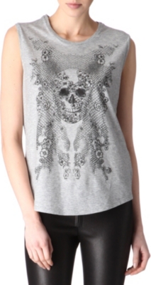 ALEXANDER MCQUEEN Honeycomb skull vest
