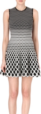 ALEXANDER MCQUEEN Honeycomb dress