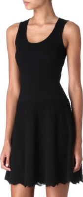 ALEXANDER MCQUEEN Knitted scales dress