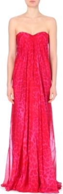 alexander mcqueen pink gown