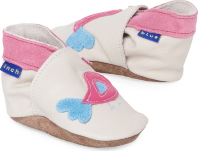 INCH BLUE Bird d'amour booties 0-18 months