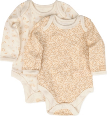 NATURES PUREST Little Leaves two-pack bodysuit set 0-3 months