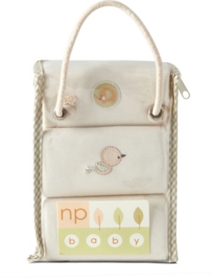 NATURES PUREST Pack of three Teddy & Ele bodysuits 0-3 months