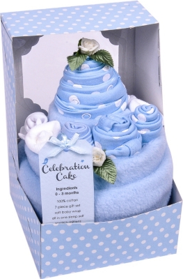 BLUEBIRD Celebration Cake seven-piece set 3-6 months
