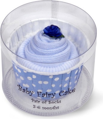 BLUEBIRD Baby Fairy Cake pair of socks 3-6 months