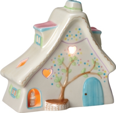 WHITE RABBIT ENGLAND Bunny cottage lamp