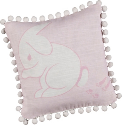 WHITE RABBIT ENGLAND Rabbit cushion